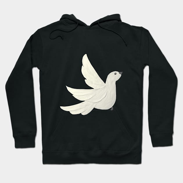 plasticine dove of peace and hope Hoodie by nv-arty